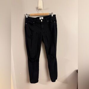 PAIGE Women's Black Skinny Jeans